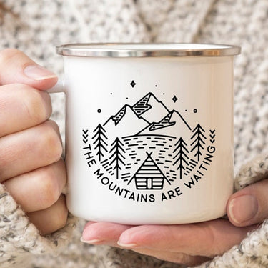 Creative Camping Enamel Mug for Coffee and Tea - Casatrail.com